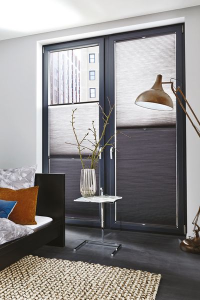 Plissee-Systeme, SG 8500, DUETTE® Fixé Elan, Col 20012, DUETTE® Architella® Elan Dark, Col 20086, BB35