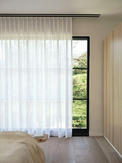 Systèmes de rideaux, SG 6465, Polyflax, Private House, Cardiff, United Kingdom, Black