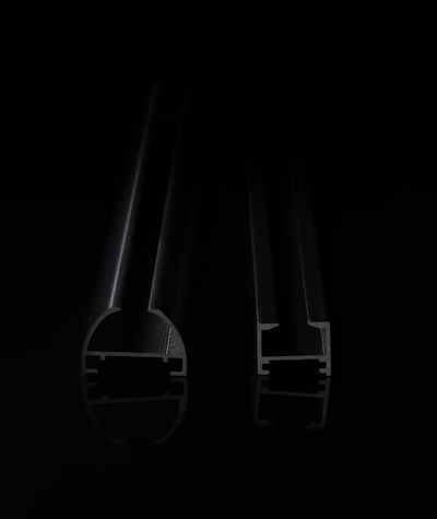 Systèmes de rideaux, SG 6010, Black curtain tracks