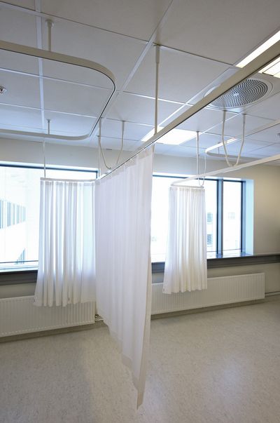 Vorhang-Systeme, Room shot "Akershus Hospital", Oslo, Norway