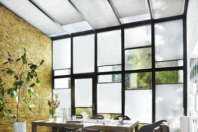 Systèmes de stores plissés, SG 8500, DUETTE® Fixé Unix, 20006, 20002 PE10, BO10