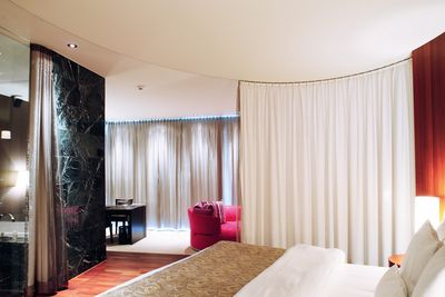 Systèmes de rideaux, Customer Fabrics, Room shot "Hotel Park Weggis", Switzerland