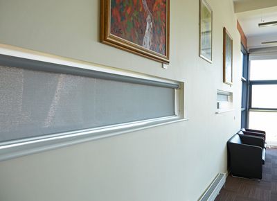 Systèmes stores enrouleurs, SG 4930, Multiscreen 1-10%, Room shot "Durham Gateway", Durham, United Kingdom