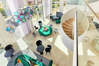 Systèmes de rideaux, SG 5600, Colorama 2, SAP Skylobby, Eschborn, Germany