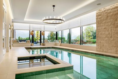 Systèmes rideaux drapés, SG 2360, Colorama 2, Villa at the lake, Lucerne, Switzerland