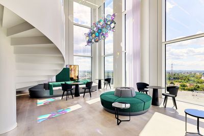 Vorhang-Systeme, SG 5600, Colorama 2, SAP Skylobby, Eschborn, Germany