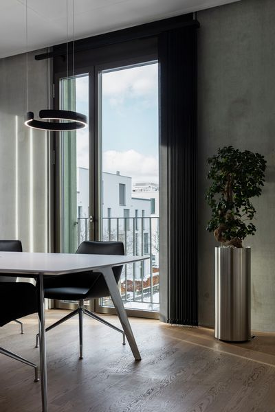 Systèmes de rideaux à bandes verticales, SG 2960, Colorama 2, Office, Bern, Switzerland