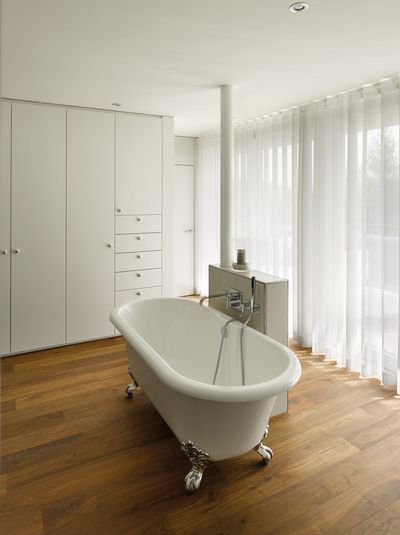 Vorhang-Systeme, SG 6010, Colorama 1, Room shot "Private Home", Gümligen, Switzerland, Wave