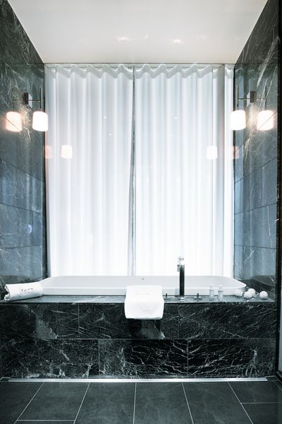 Systèmes de rideaux, Customer Fabrics, Room shot "Hotel Park Weggis", Switzerland, Recess