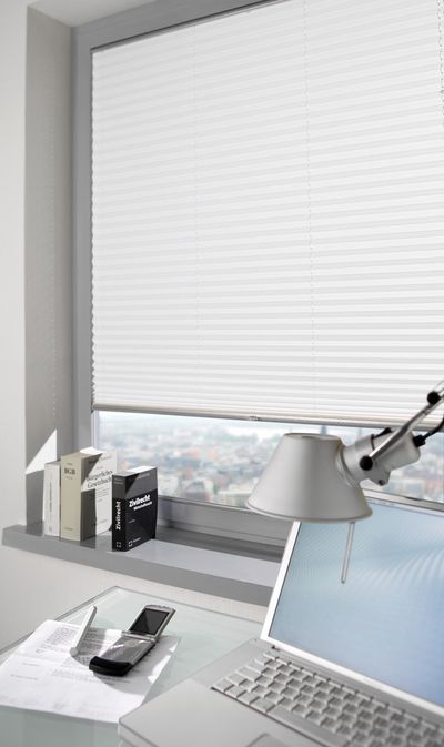 Systèmes de stores plissés, Room shot "Private House"