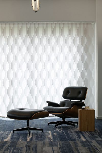 Systèmes de rideaux à bandes verticales, SG 2960, Multi Visio, UFOU Showroom, Shanghai, China