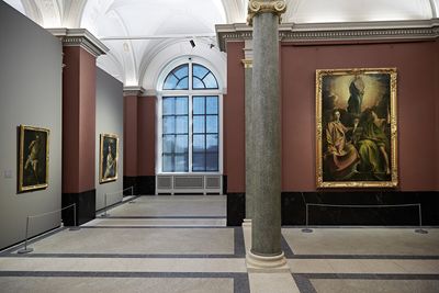 Systèmes stores enrouleurs, SG 4960, Multiscreen 1-10%, Sempergalerie, Dresdner Zwinger, Dresden, Germany