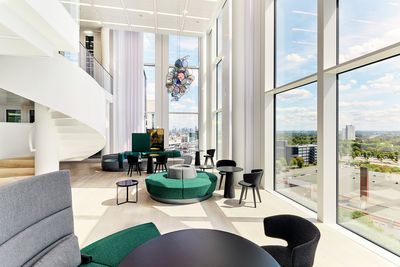 Systèmes de rideaux, SG 5600, Colorama 2, SAP Skylobby, Eschborn, Germany