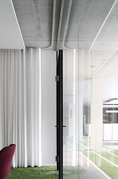 Systèmes de rideaux, SG 5600, Colorama 2, One Football, Berlin, Germany, Wave