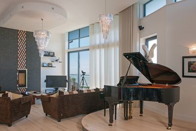 Vorhang-Systeme, SG 5600, Someo, Room shot "The Point", Broadstairs, United Kingdom, Wave XL