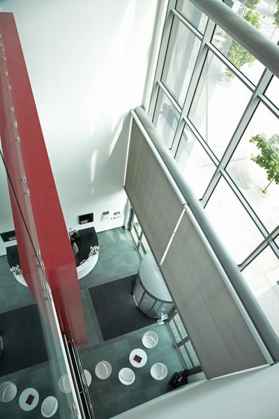 Rollo-Systeme, Multiscreen 1-10%, Room shot " Northern Design Centre", Gateshead, United Kingdom