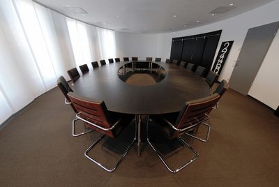 Flächenvorhang-Systeme, SG 2700, Colorama 1, Room shot "Vorsorgeinstitut", Düsseldorf, Germany