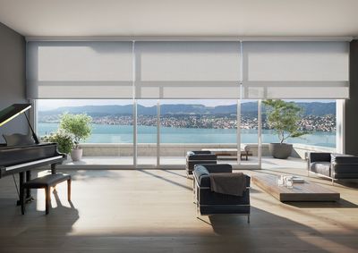 Rollo-Systeme, SG 4970, Colorama Acoustic Multicolour, Roller blind with fascia round