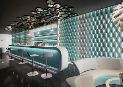 Systèmes de rideaux à bandes verticales, SG 2950, Multi Visio, 3D Vertical Waves