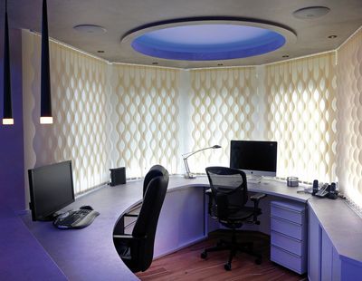 Systèmes de rideaux à bandes verticales, SG 2960, Multi Shadow, Private Residence, Lambach, Austria, Vertical Waves