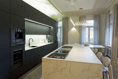 Vorhang-Systeme, SG 7610, Colorama 1 Multicolour, Private Villa, Heidelberg, Germany