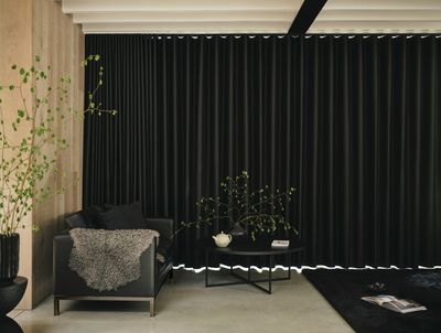 Vorhang-Systeme, SG 5600, Deep, Private House, Cardiff, United Kingdom, Black