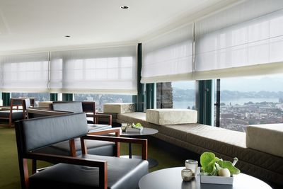 Raffrollo-Systeme, SG 2350, Colorama 1, Room shot "Hotel Chateau Gütsch", Lucerne, Switzerland