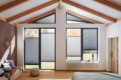 Systèmes de stores plissés, SG 8500, DUETTE® Fixé Montana, Col 20065 / 20063, AO70, BB24